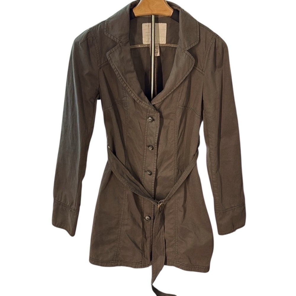 Free People Short Trench Coat, Size 4, Excellent Condition